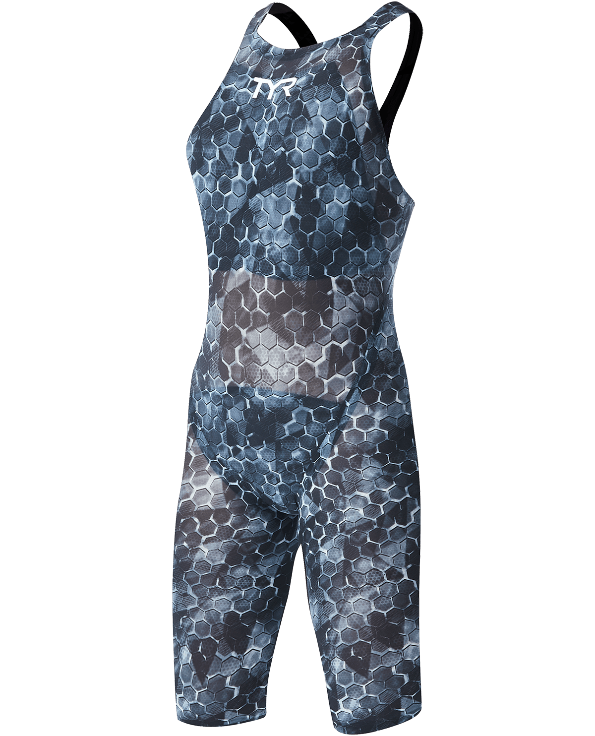 TYR Female Avictor Supernova Open Back - Black/Grey 5 TYR Female Avictor Supernova Open Back - Black/Grey - Image 3