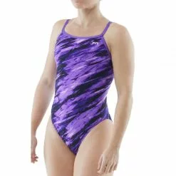 TYR Purple Vitric Diamondfit Swimsuit