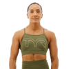 TYR GYM - Womens Olive Night High Neck Sports Bra 1 TYR GYM - Womens Olive Night High Neck Sports Bra -TYR Sales Store FGHSOL3A 932 main01