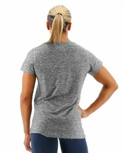 TYR Airtec™ Women's Short Sleeve Tee - Heather Grey -TYR Sales Store FPTSO3A 252 main02