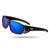 TYR Knox Mens Wrap Sunglasses Blue Black -TYR Sales Store LSKNX 422 alt01