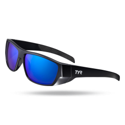 TYR Knox Mens Wrap Sunglasses Blue Black