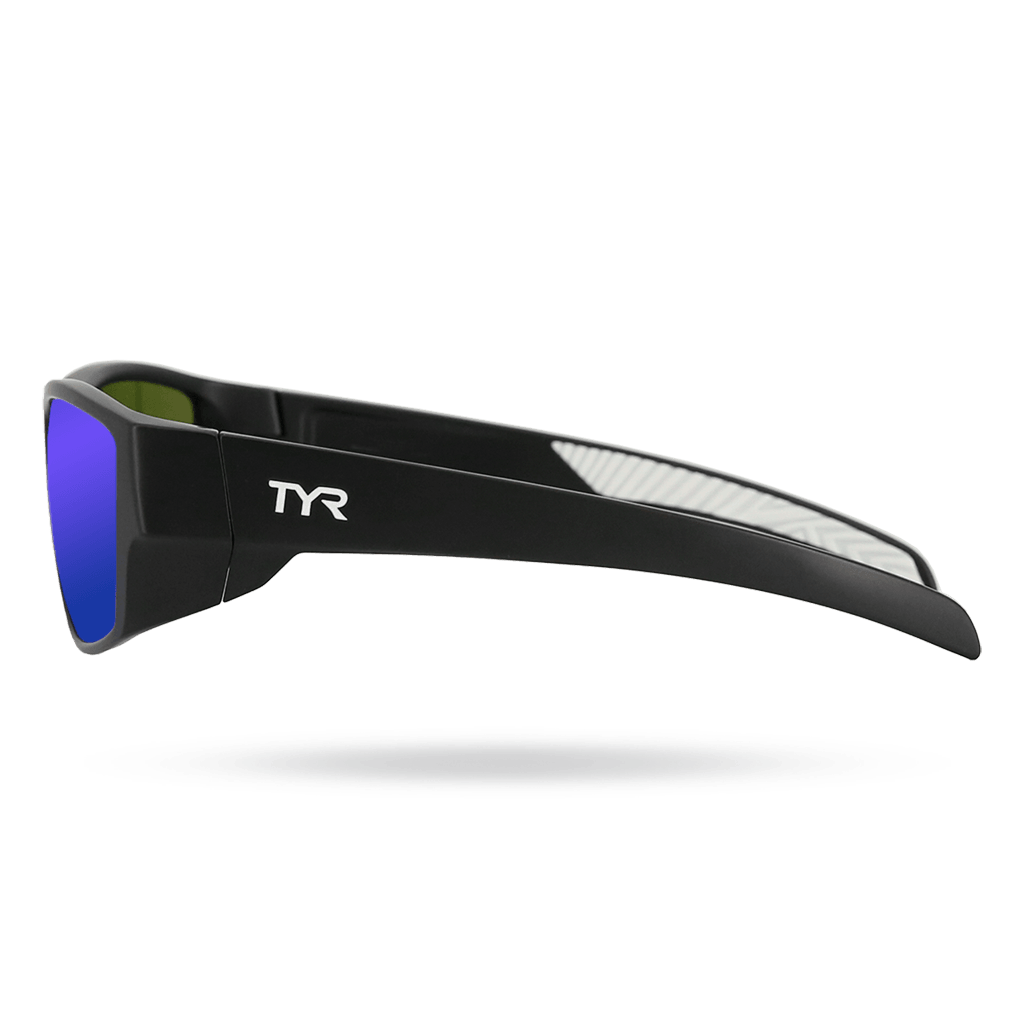 TYR Knox Mens Wrap Sunglasses Blue Black 5 TYR Knox Mens Wrap Sunglasses Blue Black - Image 3