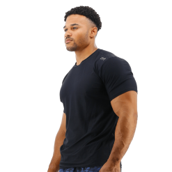 TYR Airtec™ Men's Tee - Solid Black