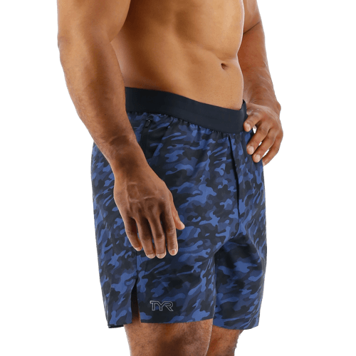 TYR GYM Mens Unbroken UnLined 7" MidNight CamShort 5 TYR GYM Mens Unbroken UnLined 7" MidNight CamShort - Image 3