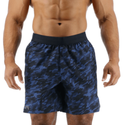 TYR GYM Mens Unbroken UnLined 7" MidNight CamShort