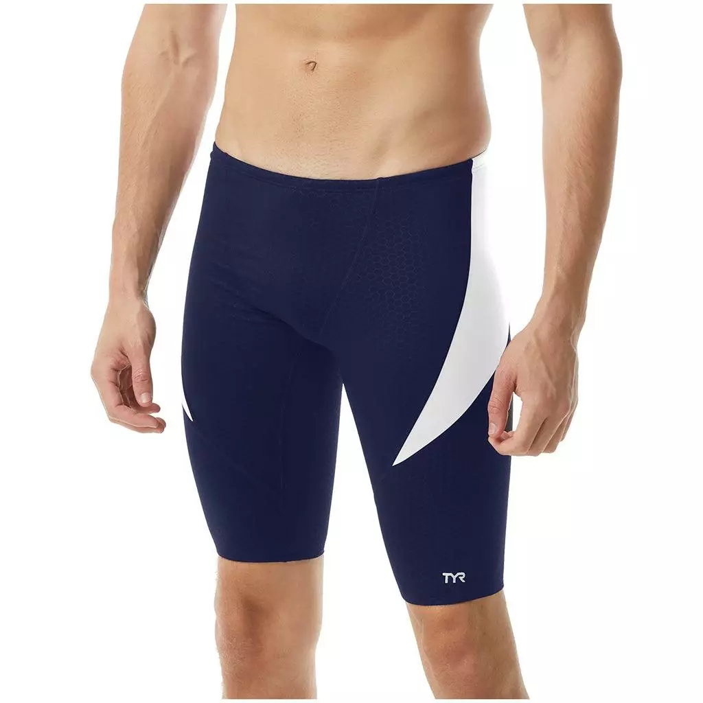 TYR Hexa Durafast Elite® Curve Splice Navy/White Jammer 3 TYR Hexa Durafast Elite® Curve Splice Navy/White Jammer