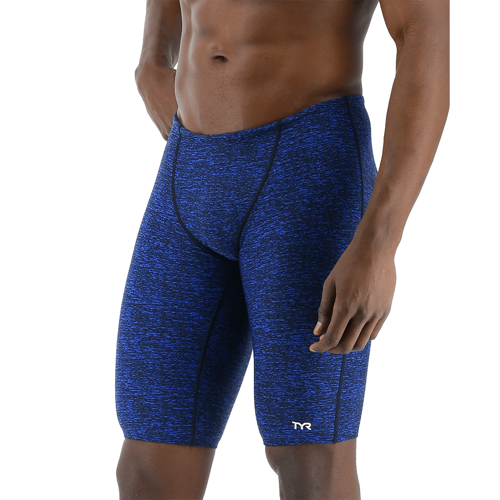 TYR Lapped Blue Jammer Swimsuit 4 TYR Lapped Blue Jammer Swimsuit - Image 2