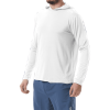 TYR Mens Hooded SunDefense White Long Sleeve Shirt -TYR Sales Store TSMLH7A 100 alt05
