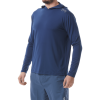 TYR Mens Hooded SunDefense Navy Long Sleeve Shirt -TYR Sales Store TSMLH7A 401 alt05