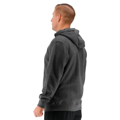 TYR Men Big Outline Logo Hoodie Charcoal Heather/Black -TYR Sales Store TYRMHR3A 993 alt04