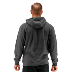 TYR Men Big Outline Logo Hoodie Charcoal Heather/Black -TYR Sales Store TYRMHR3A 993 main02