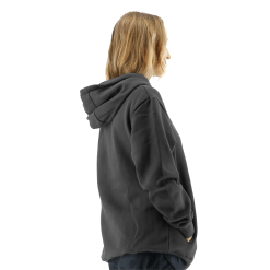 TYR Womens Outline Logo Hoodie Charcoal/Silver 8 TYR Womens Outline Logo Hoodie Charcoal/Silver -TYR Sales Store TYRWHB3A 952 alt05