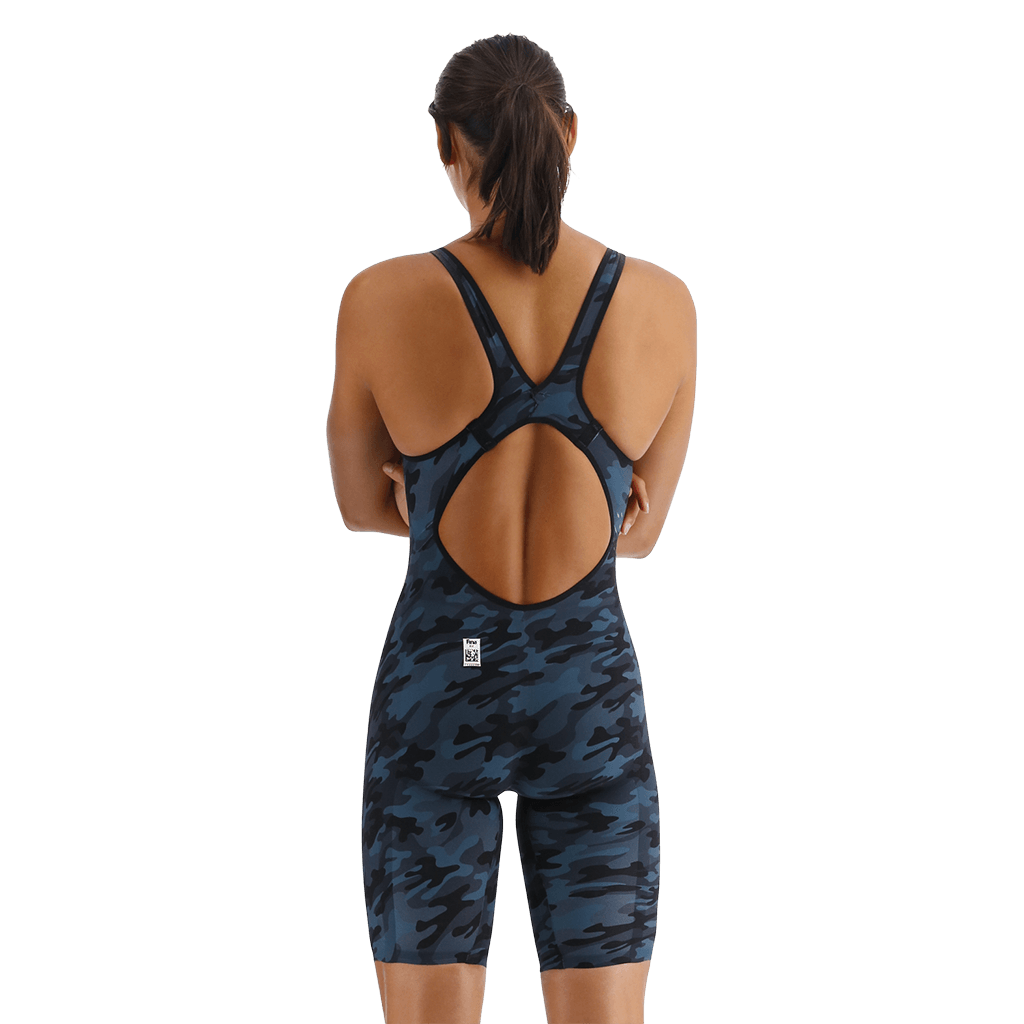 TYR Venzo Camo Deep Teal Open Back Race Suit 4 TYR Venzo Camo Deep Teal Open Back Race Suit - Image 2