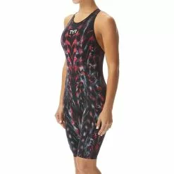 TYR Venzo Genisis Steel Red Closed Back Race Suit -TYR Sales Store VZNCB6A 861 alt05