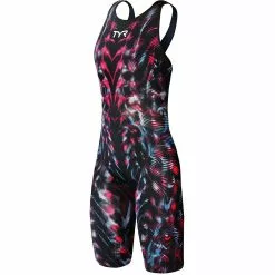 TYR Genisis Steel Red Venzo Open Back Race Suit
