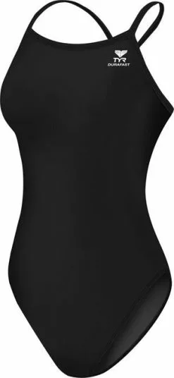 TYR Female Durafast One Solid Black Diamondfit