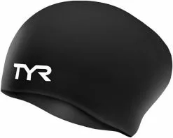 TYR Adult Long Hair Silicone Wrinkle-Free Swim Cap -TYR Sales Store lcsl 001 alt1