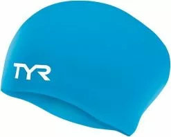TYR Adult Long Hair Silicone Wrinkle-Free Swim Cap -TYR Sales Store lcsl 420 alt1