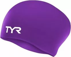TYR Adult Long Hair Silicone Wrinkle-Free Swim Cap -TYR Sales Store lcsl 510 alt1