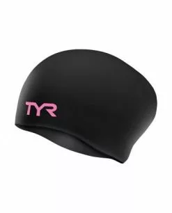 TYR Adult Long Hair Silicone Wrinkle-Free Swim Cap -TYR Sales Store lcslb 121