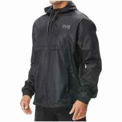TYR Mens Black Elite Windbreaker