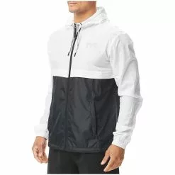 TYR Mens White Elite Windbreaker