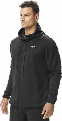 TYR Mens Alliance Podium Full Zip Hoodie