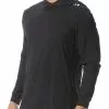 TYR Mens Hooded SunDefense Black Long Sleeve Shirt -TYR Sales Store slmh7 001 alt05